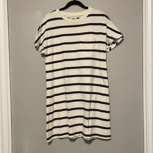 Madewell Striped T Shirt Dress